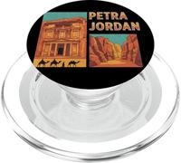 Vintage Petra Jordan Travel Souvenir Landmark Tourist Gift PopSockets PopGrip for MagSafe