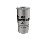 Vintage Pharmacist Knows More Than She Says Pharmacists Stainless Steel Insulated Tumbler