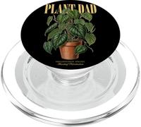 Vintage Philodendron Plant Dad Nature Flora Gardener PopSockets PopGrip for MagSafe