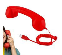 Vintage Phone Handset - Retro Receiver for Clear Voice Calls | Smooth Body with Soft Ear Cushioning, Lightweight Talking Aid, Home Office Conversation Tool, Stylish Phone 8.27x2.76x2.36 in