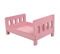 Vintage Photo Bed Prop for Newborn Photography Solid Design Sized for Capturing Delicate Features and Expressions for Artistic and Creative Photoshoots