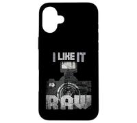 Vintage Photographer Editing Team Like Shoot It Raw I Prefer Case for iPhone 16 Plus