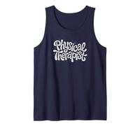 Vintage Physical Therapist Rockstar Therapy PT Recovery Girl Tank Top