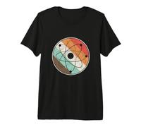 Vintage Physics Teacher Physicist Retro Atom T-Shirt Premium T-Shirt
