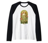 Vintage PICC Line Nurse Raglan Baseball Tee