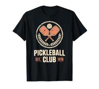 Vintage Pickleball Player Club Dink Kitchen Design T-Shirt