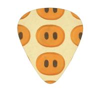 Vintage Pig Nose 12 Pack Guitar Picks With 3 Thicknesses And Storage Box, Abs Plectrums For Electric Bass Guitar Players