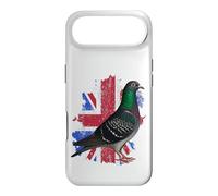 Vintage Pigeon Racing British UK Union Jack Patriotic Bird Case for iPhone Air