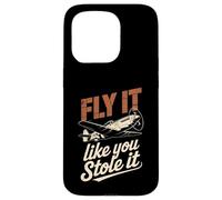 Vintage Pilot Fly It Like You Stole It Aviation Lovers Case for iPhone 15 Pro