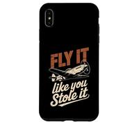 Vintage Pilot Fly It Like You Stole It Aviation Lovers Case for iPhone XS Max