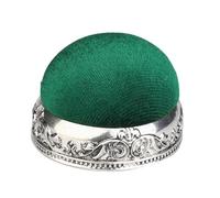 Vintage Pin Cushion Anti-Dropping Retro, Metal Base, Court Style Half-Ball Shape | Deal Gift, Vintage and Elegant: Stable and The pin Cushion pad Reduce Needle Injuries, Pillow for Knitting Quilting