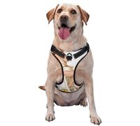 Vintage Pin-Up Girl No Pull Dog Harness Adjustable Reflective Oxford Easy Control Medium Large Dog Harness