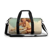Vintage Pin-up Gym Bag Travel Duffel for Men Women