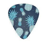Vintage Pineapple Printed Guitar Picks 12 Pack Picks Sampler With Storage Box For Guitar Bass Ukulele 0.46mm