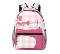 Vintage pink sewing machine Casual Backpack, 11.4x15.7x7.8 Inch, Laptop Backpack for Travel Hiking Business Camping Gym