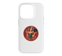 Vintage Pinup Woman Vinyl Record Music Lover Design Case for iPhone 14 Pro