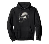 Vintage Pipe Smoker Engraving Art Retro Spectacles Pullover Hoodie