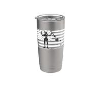 Vintage Pirate Black Beard Flag Stainless Steel Insulated Tumbler