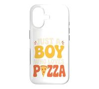 Vintage Pizza Lover Boy Slice Pizza Case for iPhone 17