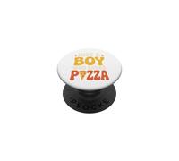 Vintage Pizza Lover Boy Slice Pizza PopSockets Adhesive PopGrip