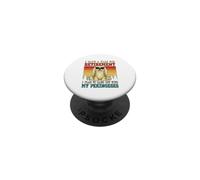Vintage Plan For Retirement To Hang Out With Pekingeses PopSockets Adhesive PopGrip