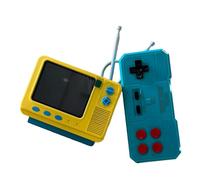 Vintage Plan Traditional Game Structure with Controller for Double Player Entertainment and Home Deck Great Present Concept USB Recharge