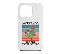 Vintage Plants Lover Weekends Are For Venus Flytrap Case for iPhone 13 Pro