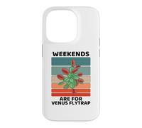 Vintage Plants Lover Weekends Are For Venus Flytrap Case for iPhone 14 Pro