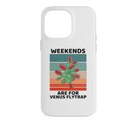 Vintage Plants Lover Weekends Are For Venus Flytrap Case for iPhone 14 Pro Max