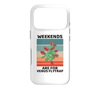 Vintage Plants Lover Weekends Are For Venus Flytrap Case for iPhone 17 Pro