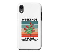 Vintage Plants Lover Weekends Are For Venus Flytrap Case for iPhone XR