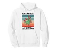 Vintage Plants Lover Weekends Are For Venus Flytrap Pullover Hoodie