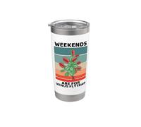 Vintage Plants Lover Weekends are for Venus Flytrap Stainless Steel Insulated Tumbler