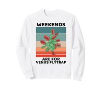 Vintage Plants Lover Weekends Are For Venus Flytrap Sweatshirt
