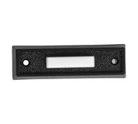 Vintage Plastic Door Bell Button Wired, Self Resetting Push Button | Easy Install Chime Button for Door, Wall Hanging Design, Black Finish, Hallway Home Decor