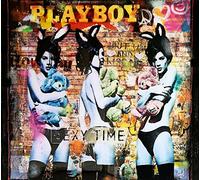 Vintage Playboy Pop Street Art Design Sexy Time Girl Kiss Print Poster Wall Decor Image Picture A4 +, 8.3 x 11.7 inches