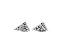 Vintage Playing Card Stud Earrings For Women Men Hypoallergenic Unique Punk Tiny Small Poker Cartilage Tragus Biker Cockail Party Fashion Lucky Croupiers Gambling Casino Jewelry Gifts