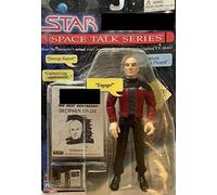 Vintage Playmates 1995 Star The Next Generation Trek - Space Talk Series Captain Jean Luc Picard Talking Action Figure - Factory Sealed Shop Stock Room Find.