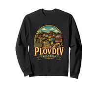 Vintage Plovdiv Bulgaria Travel Souvenir Landmark Gift Sweatshirt
