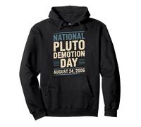 Vintage Pluto Demotion Day 2006 Retro Astronomy Science Nerd Pullover Hoodie