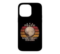 Vintage Pluto Never Forget Astronomy Space Science lover Case for iPhone 14 Pro Max