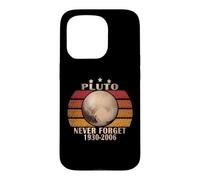 Vintage Pluto Never Forget Astronomy Space Science lover Case for iPhone 15 Pro