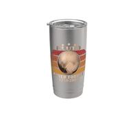 Vintage Pluto Never Forget Astronomy Space Science Lover Stainless Steel Insulated Tumbler