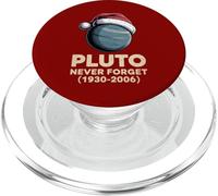 Vintage Pluto Never Forget Funny Retro Astronomy Christmas PopSockets PopGrip for MagSafe