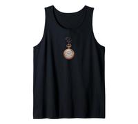 Vintage Pocket Style Watch Steampunk Timekeeper Aesthetic Tank Top