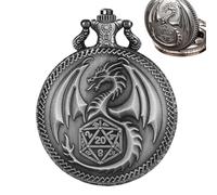 Vintage Pocket Watch Case - Embossed Pocket Watch Case | Handy Pocket Watch Display Storage, Crazy JeuPocket Role Playing Accessories For Men And Women