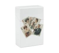 Vintage Poker Cards Funny Cigarette Cases Fashion Plastic 20 Pcs Cigarettes Box Holder