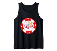 Vintage Poker Chip Las Vegas Trip Souvenir Viva Las Vegas Tank Top