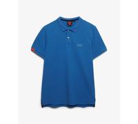 Vintage polo Superdry Destroy Bleu 2XL