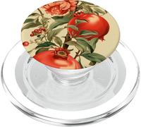 Vintage Pomegranate Fruit Pattern PopSockets PopGrip for MagSafe